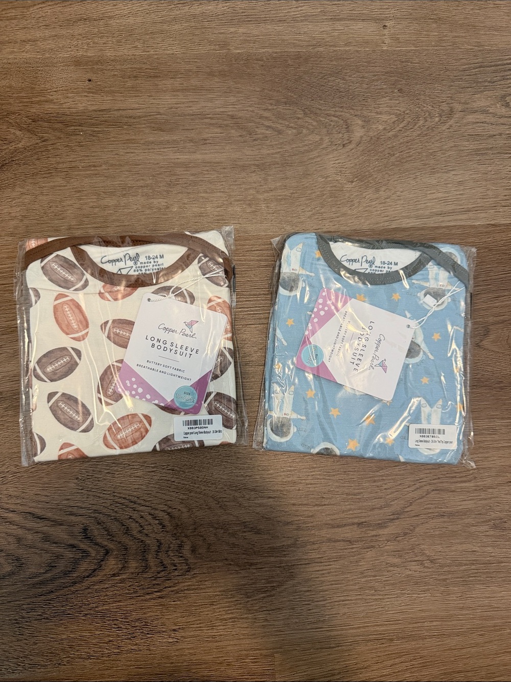 NWT Copper Pearl 18-24 Month Long Sleeve Bodysuits